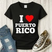 I Love Puerto Rico Usa Women's T-Shirt thumb 3