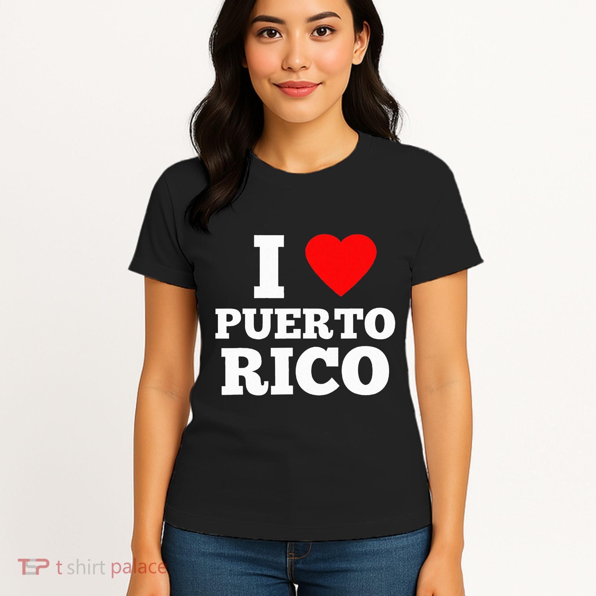 I Love Puerto Rico Usa Women's T-Shirt