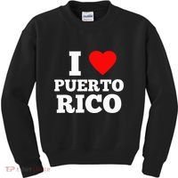 I Love Puerto Rico Usa Kids Sweatshirt thumb 0