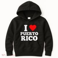 I Love Puerto Rico Usa Kids Hoodie thumb 0