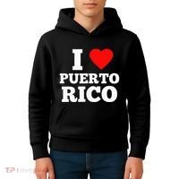 I Love Puerto Rico Usa Kids Hoodie thumb 4