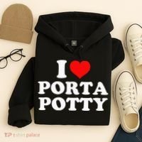 I Love Porta Potty Hoodie thumb 4