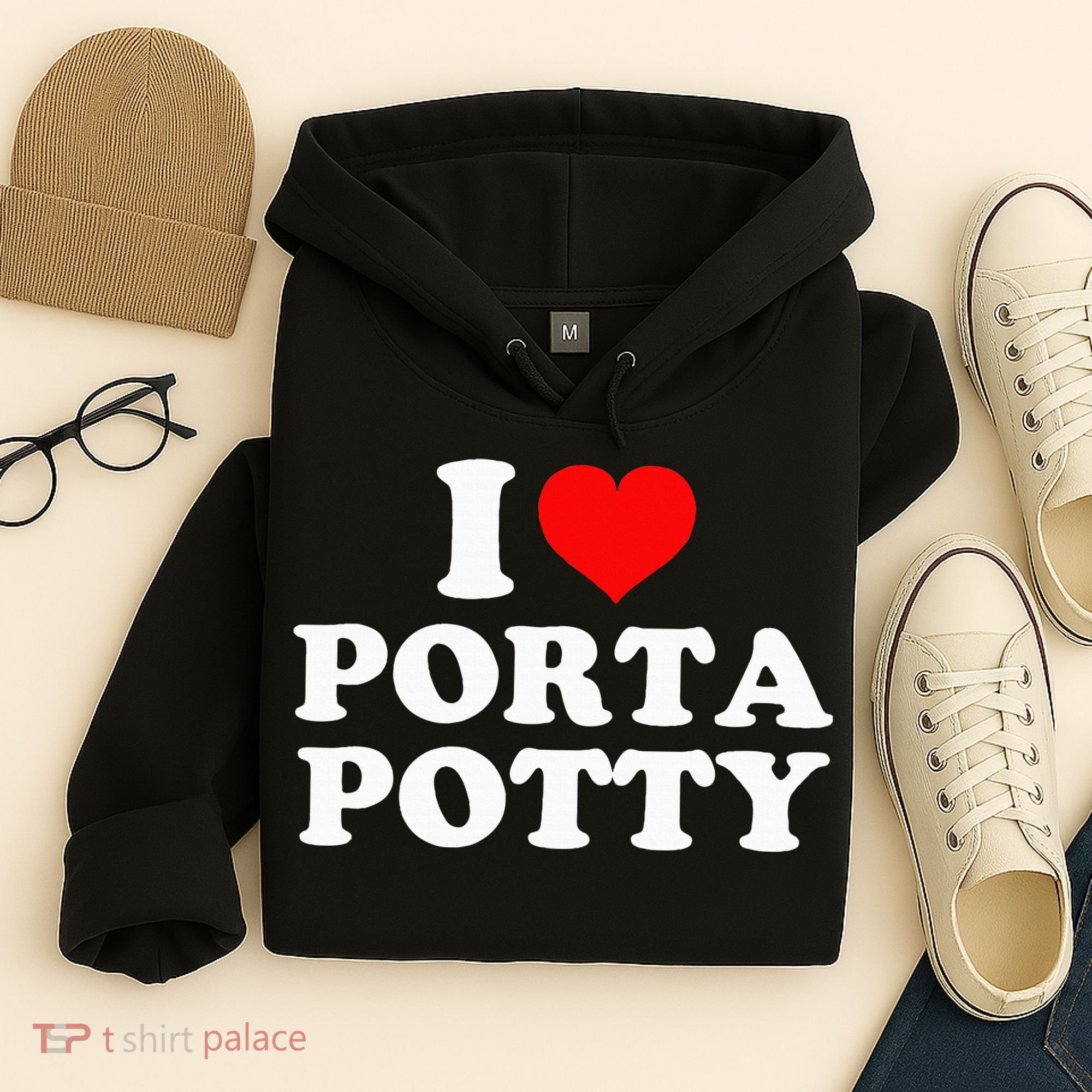 I Love Porta Potty Hoodie