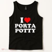 I Love Porta Potty Tank Top thumb 2