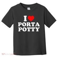 I Love Porta Potty Toddler T-Shirt thumb 0