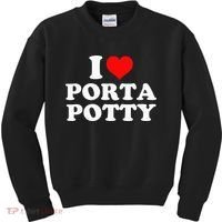 I Love Porta Potty Kids Sweatshirt thumb 0