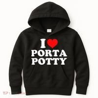 I Love Porta Potty Kids Hoodie thumb 0