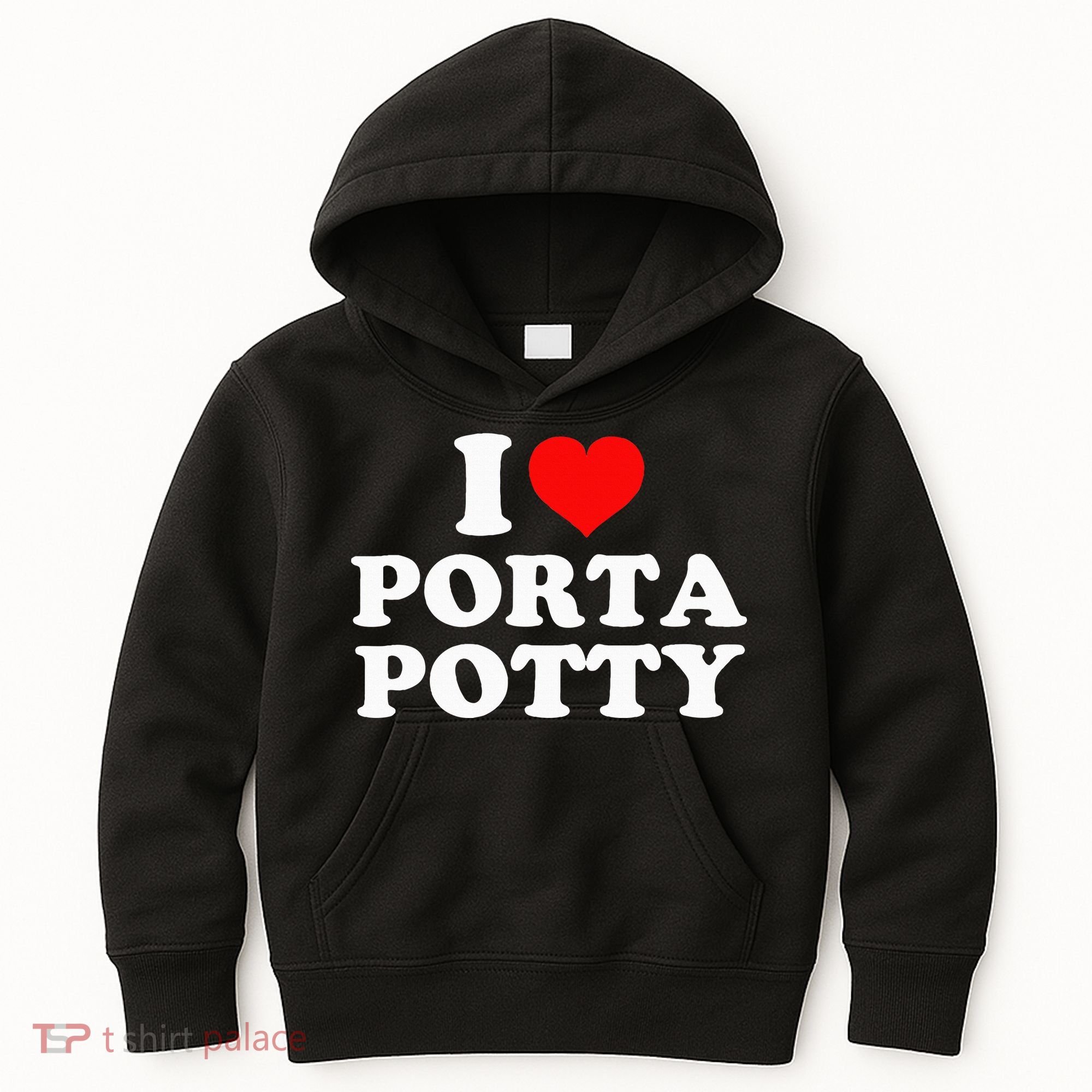 I Love Porta Potty Kids Hoodie