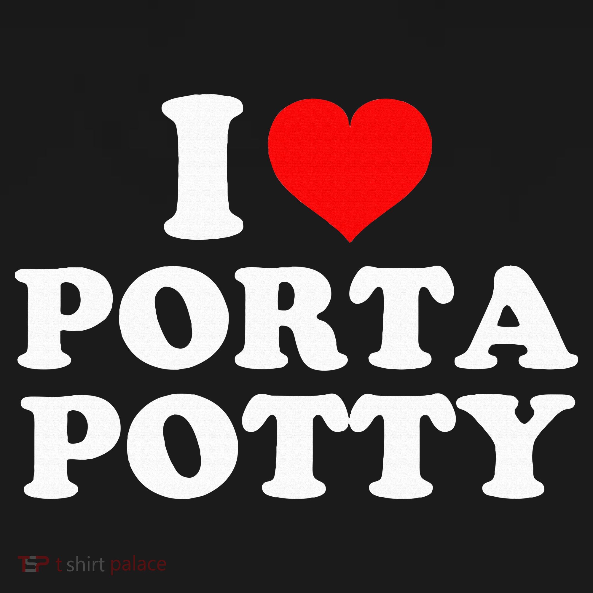 I Love Porta Potty Kids Hoodie