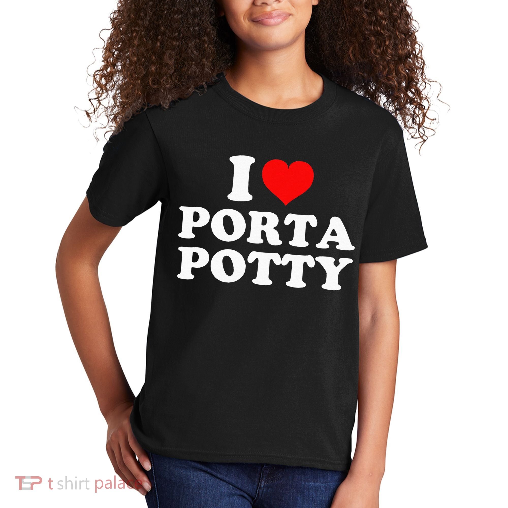 I Love Porta Potty Kids T-Shirt