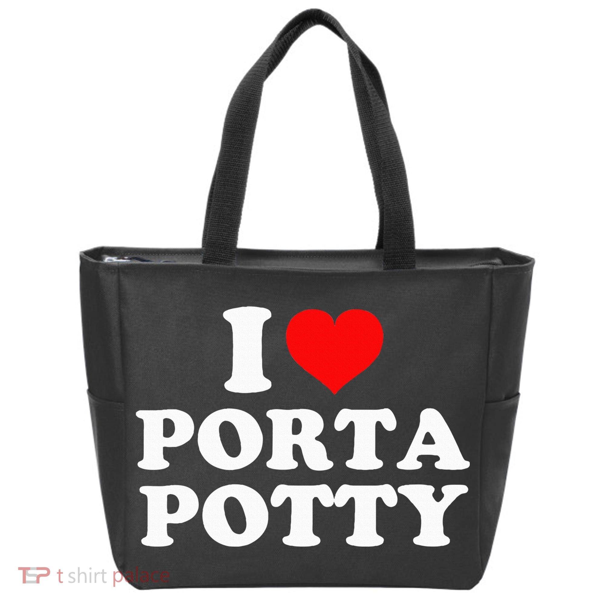 I Love Porta Potty Tote Bag