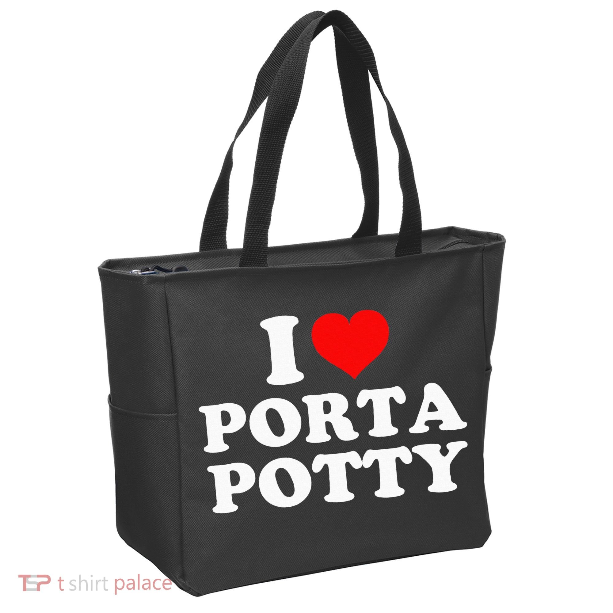 I Love Porta Potty Tote Bag