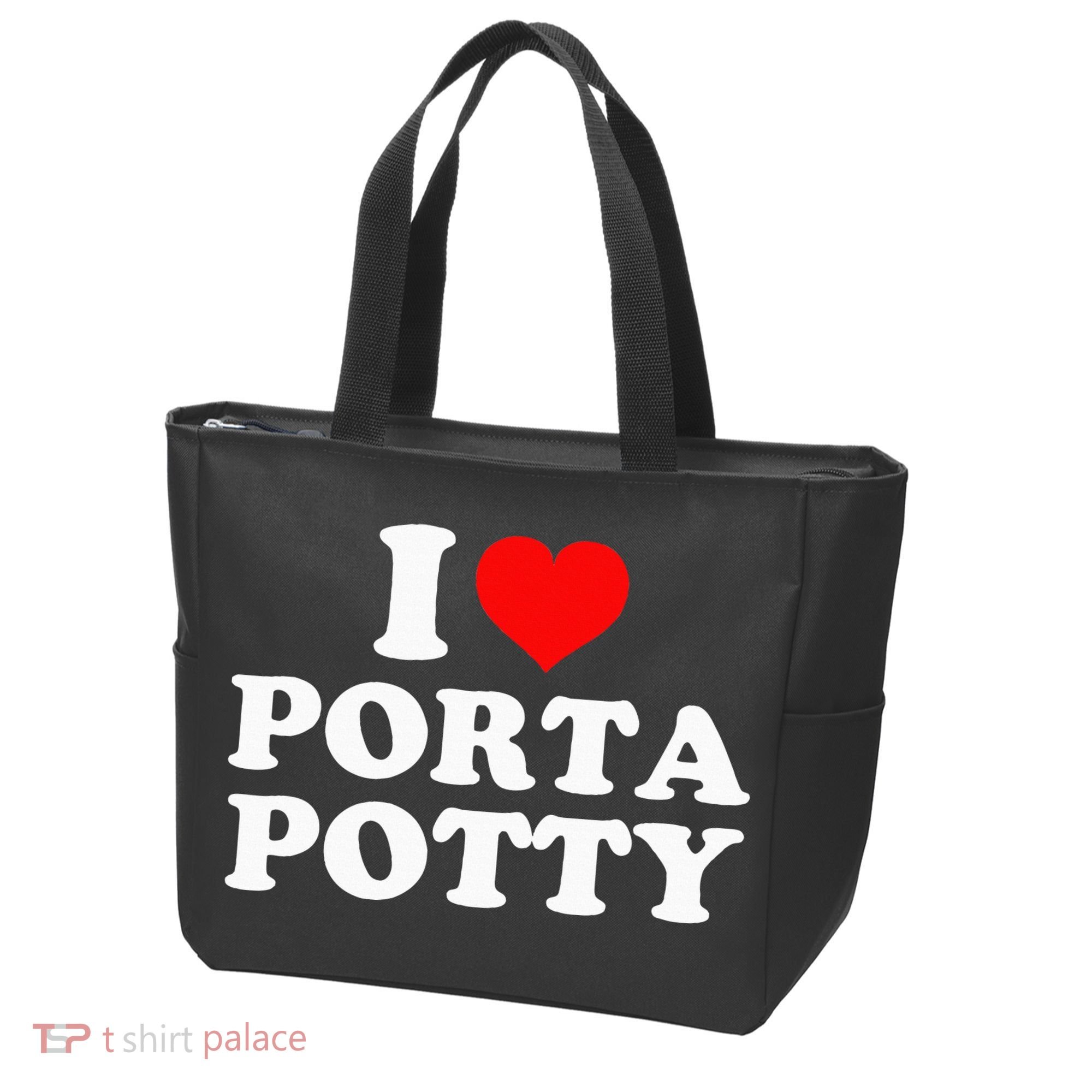 I Love Porta Potty Tote Bag