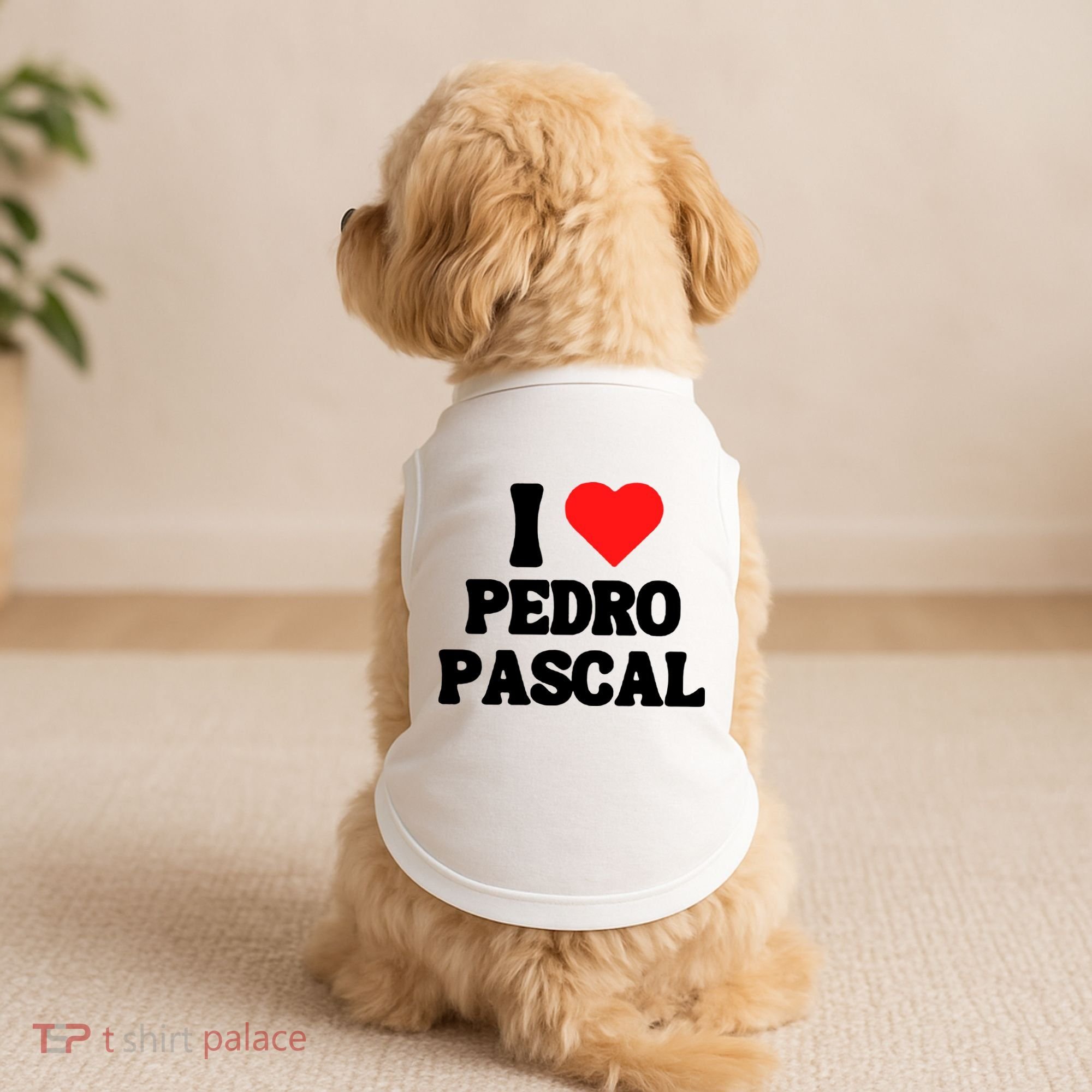 I Love Pedro Pascal Best Dad Ever Doggie Tank