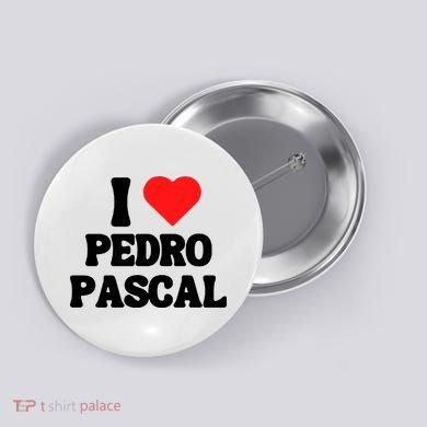 I Love Pedro Pascal Best Dad Ever Button