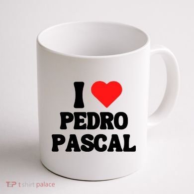 I Love Pedro Pascal Best Dad Ever Coffee Mug back