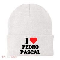I Love Pedro Pascal Best Dad Ever Beanie thumb 0