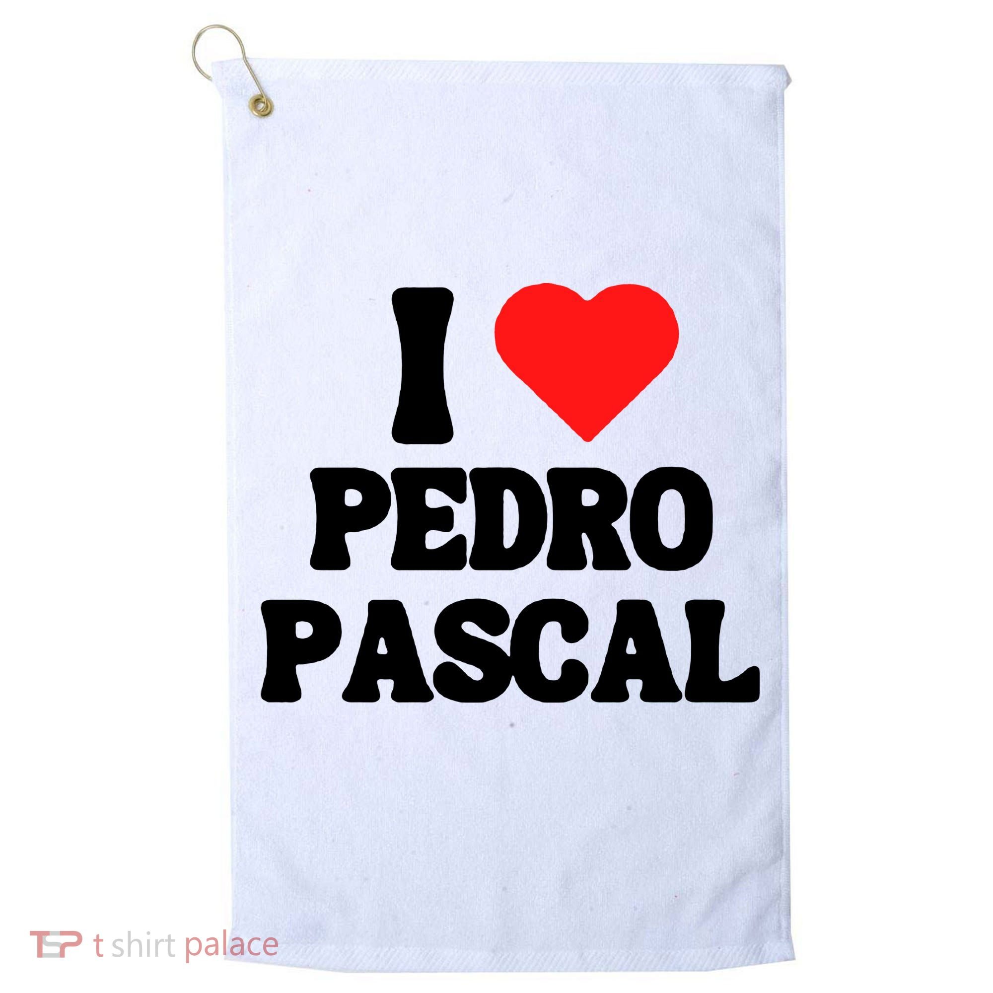 I Love Pedro Pascal Best Dad Ever Golf Towel