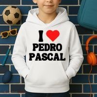 I Love Pedro Pascal Best Dad Ever Kids Hoodie thumb 2