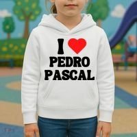 I Love Pedro Pascal Best Dad Ever Kids Hoodie thumb 3