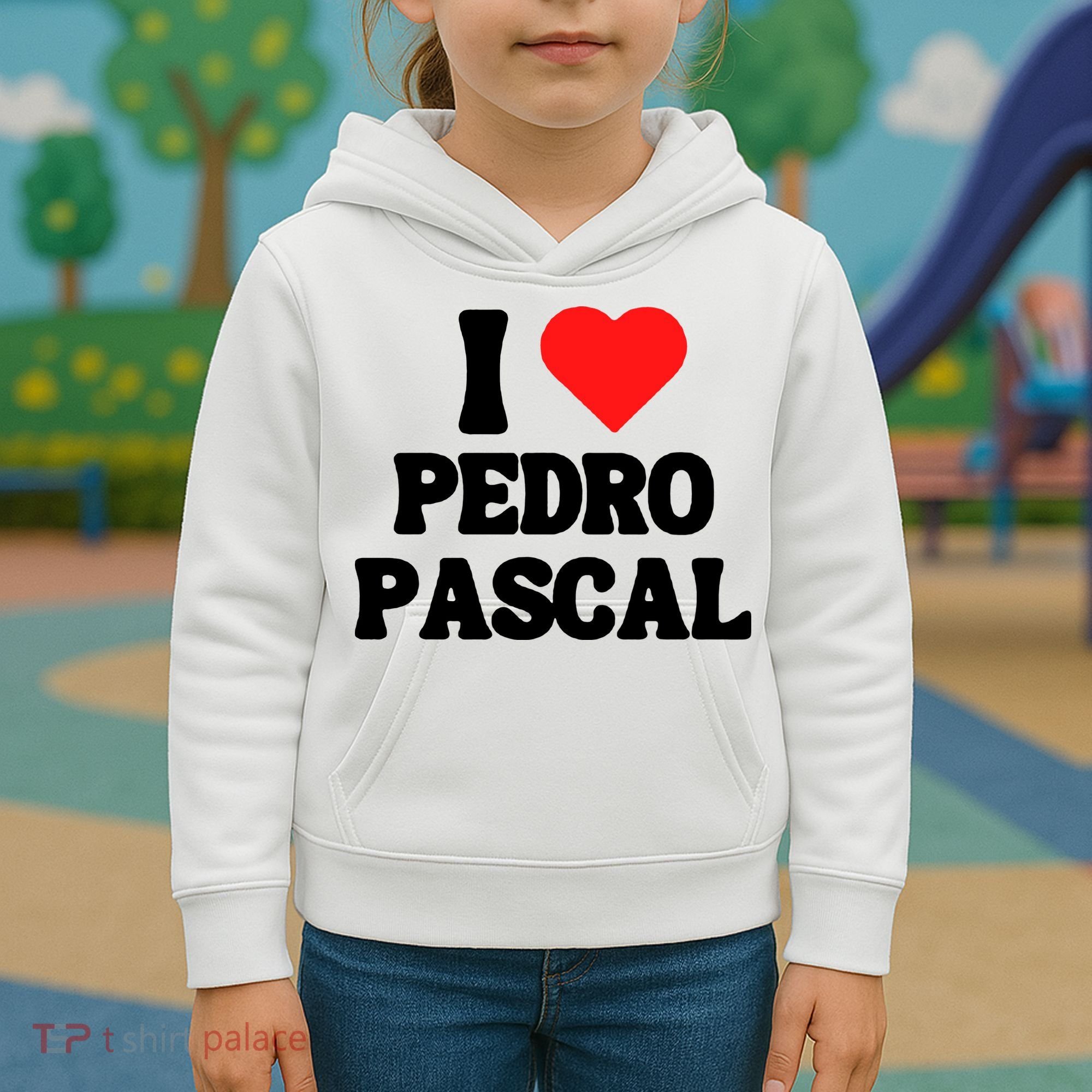 I Love Pedro Pascal Best Dad Ever Kids Hoodie