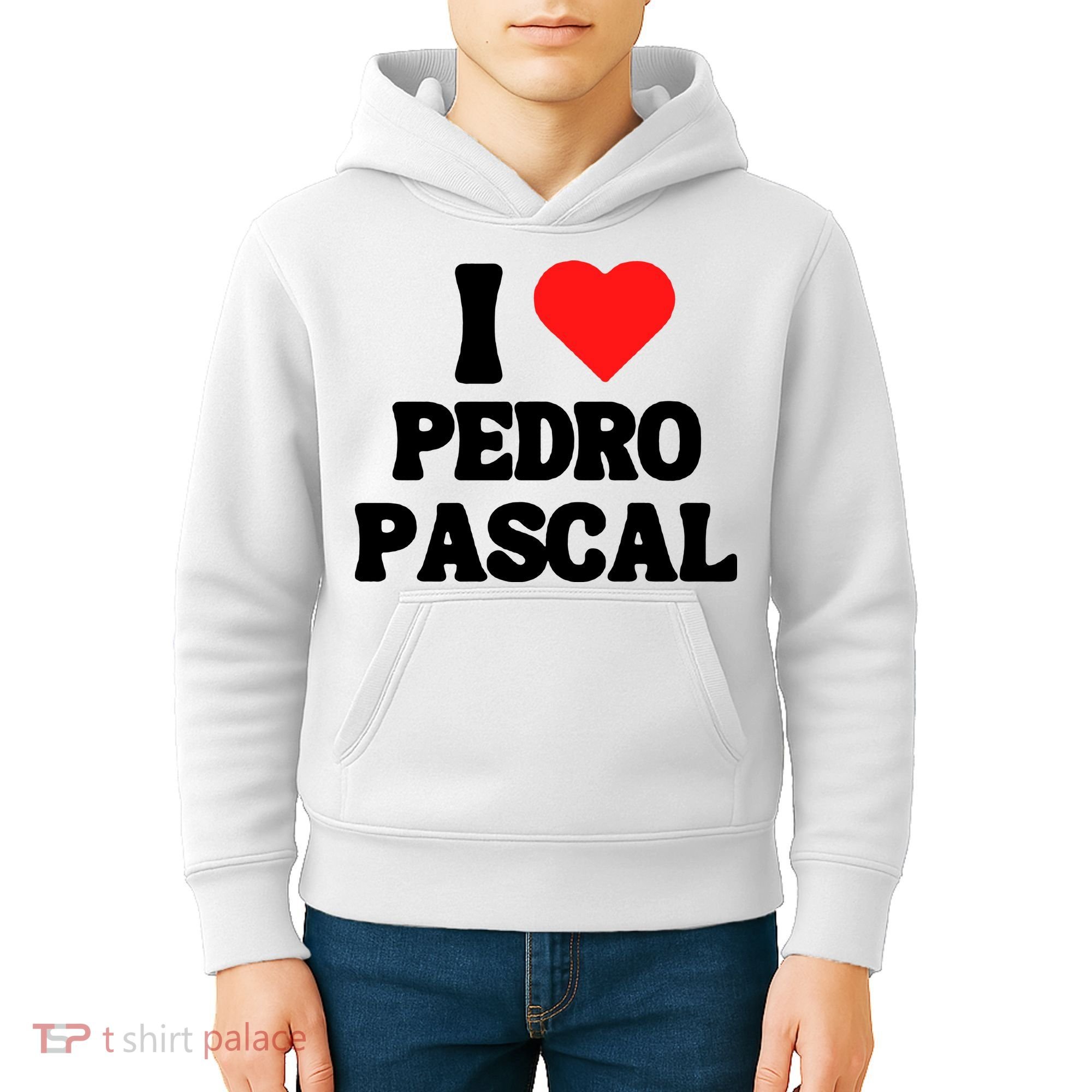 I Love Pedro Pascal Best Dad Ever Kids Hoodie