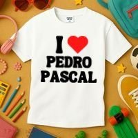 I Love Pedro Pascal Best Dad Ever Kids T-Shirt thumb 3