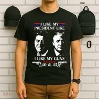 I Like President Like I Like My Guns 40 & 45 T-Shirt thumb 6