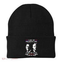 I Like President Like I Like My Guns 40 & 45 Beanie thumb 0