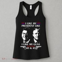 I Like President Like I Like My Guns 40 & 45 Women's Tank Top thumb 3