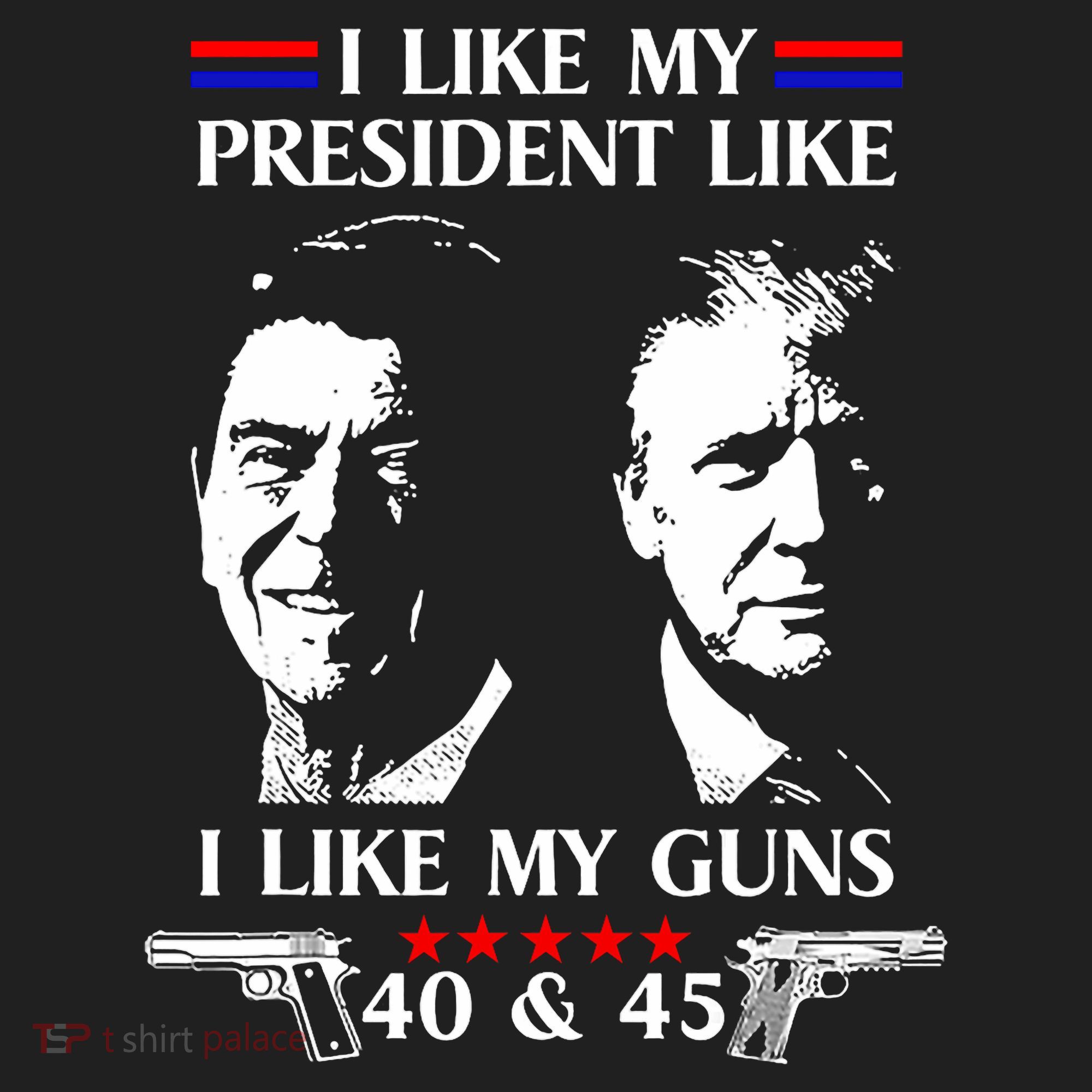 I Like President Like I Like My Guns 40 & 45 Golf Towel