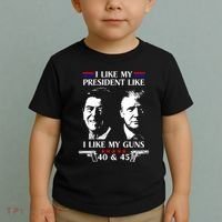 I Like President Like I Like My Guns 40 & 45 Toddler T-Shirt thumb 2
