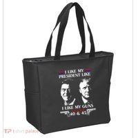 I Like President Like I Like My Guns 40 & 45 Tote Bag thumb 2