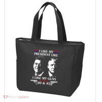 I Like President Like I Like My Guns 40 & 45 Tote Bag thumb 3