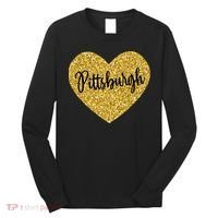 I Love Pittsburgh Pennsylvania USA Long Sleeve Shirt thumb 0