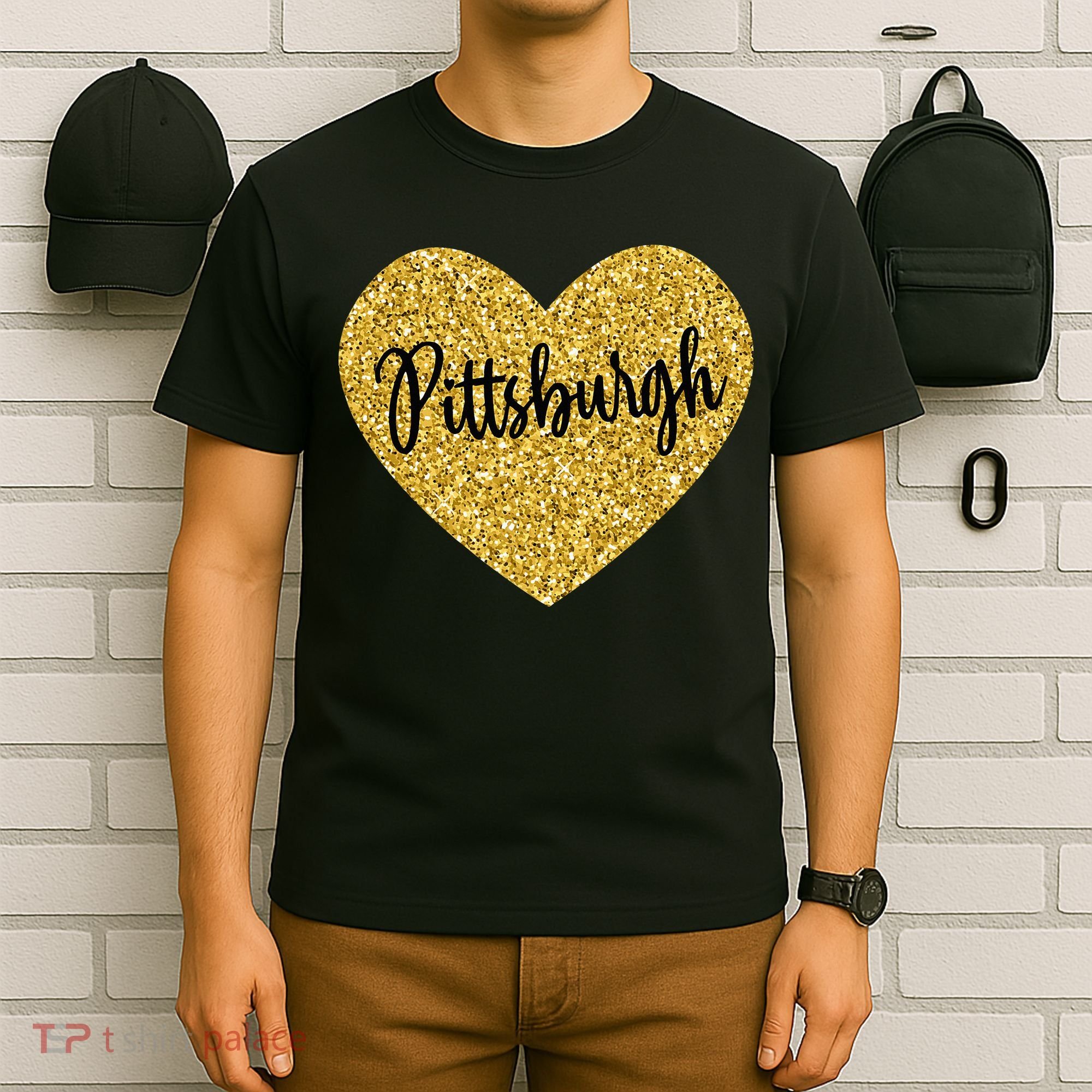 I Love Pittsburgh Pennsylvania USA T-Shirt