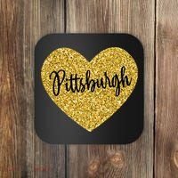 I Love Pittsburgh Pennsylvania USA Coaster thumb 0
