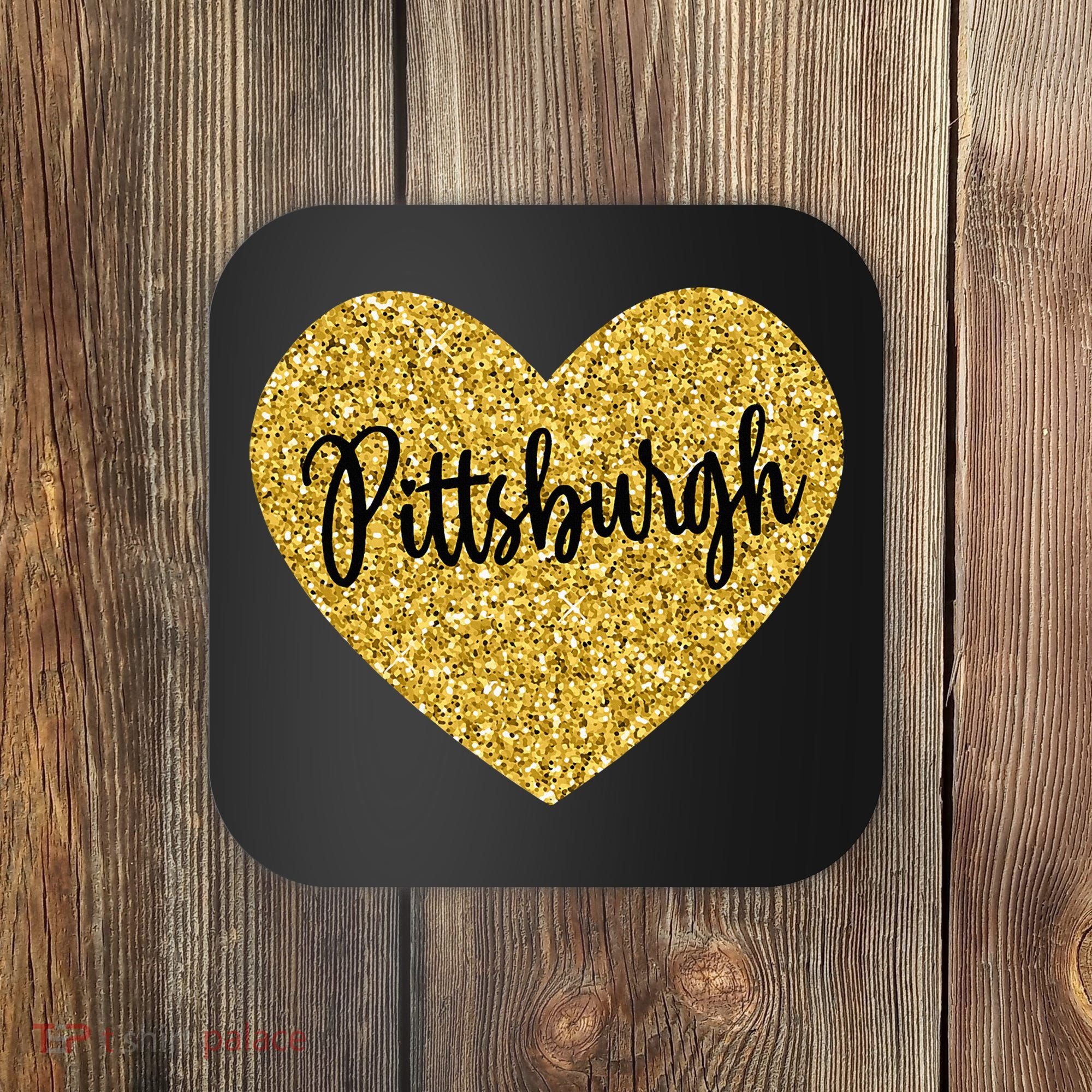 I Love Pittsburgh Pennsylvania USA Coaster