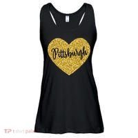 I Love Pittsburgh Pennsylvania USA Ladies Essential Flowy Tank thumb 0