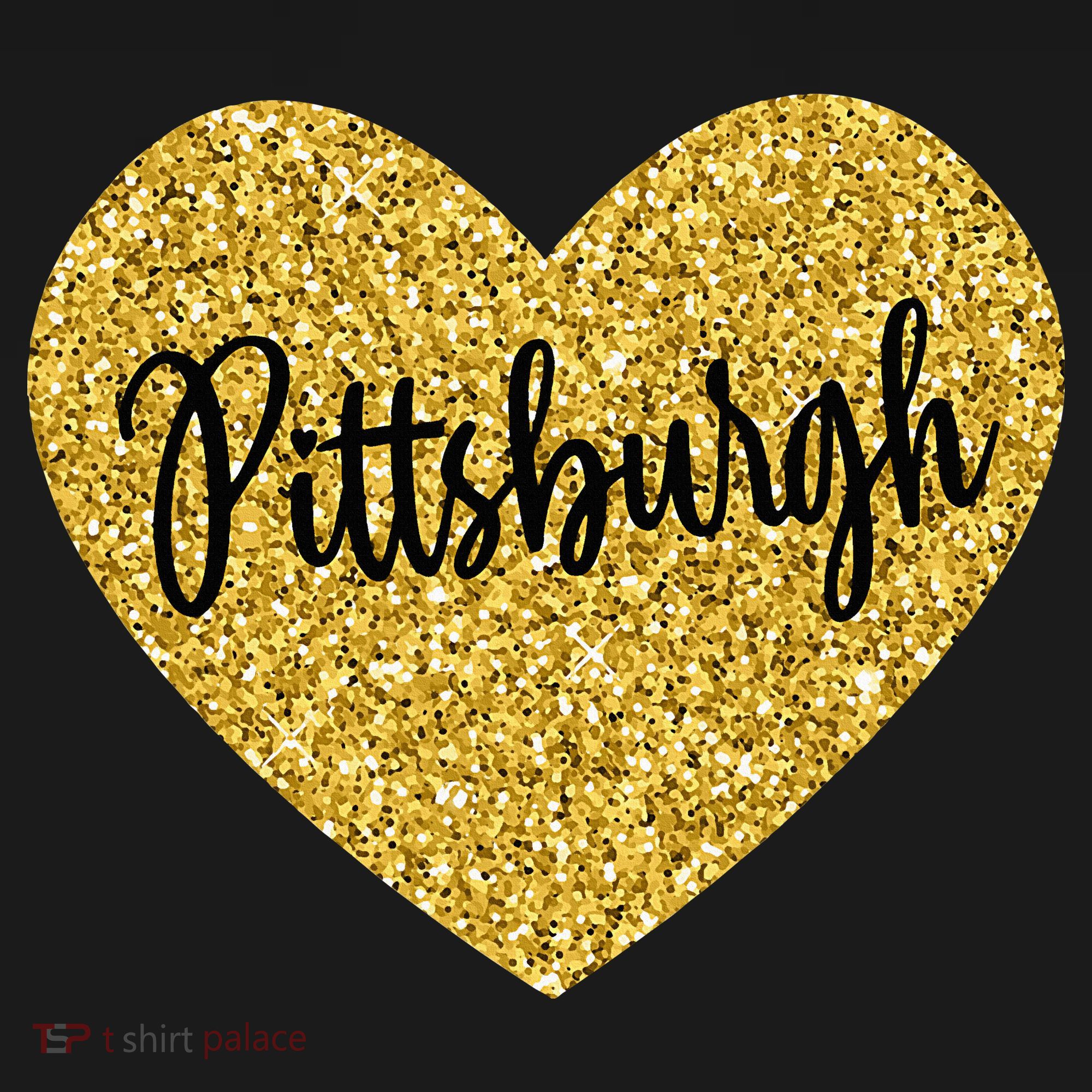 I Love Pittsburgh Pennsylvania USA Women's Hoodie