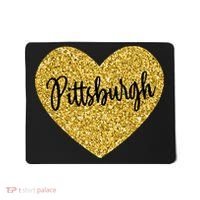 I Love Pittsburgh Pennsylvania USA Mousepad thumb 0