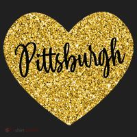 I Love Pittsburgh Pennsylvania USA Golf Towel thumb 3