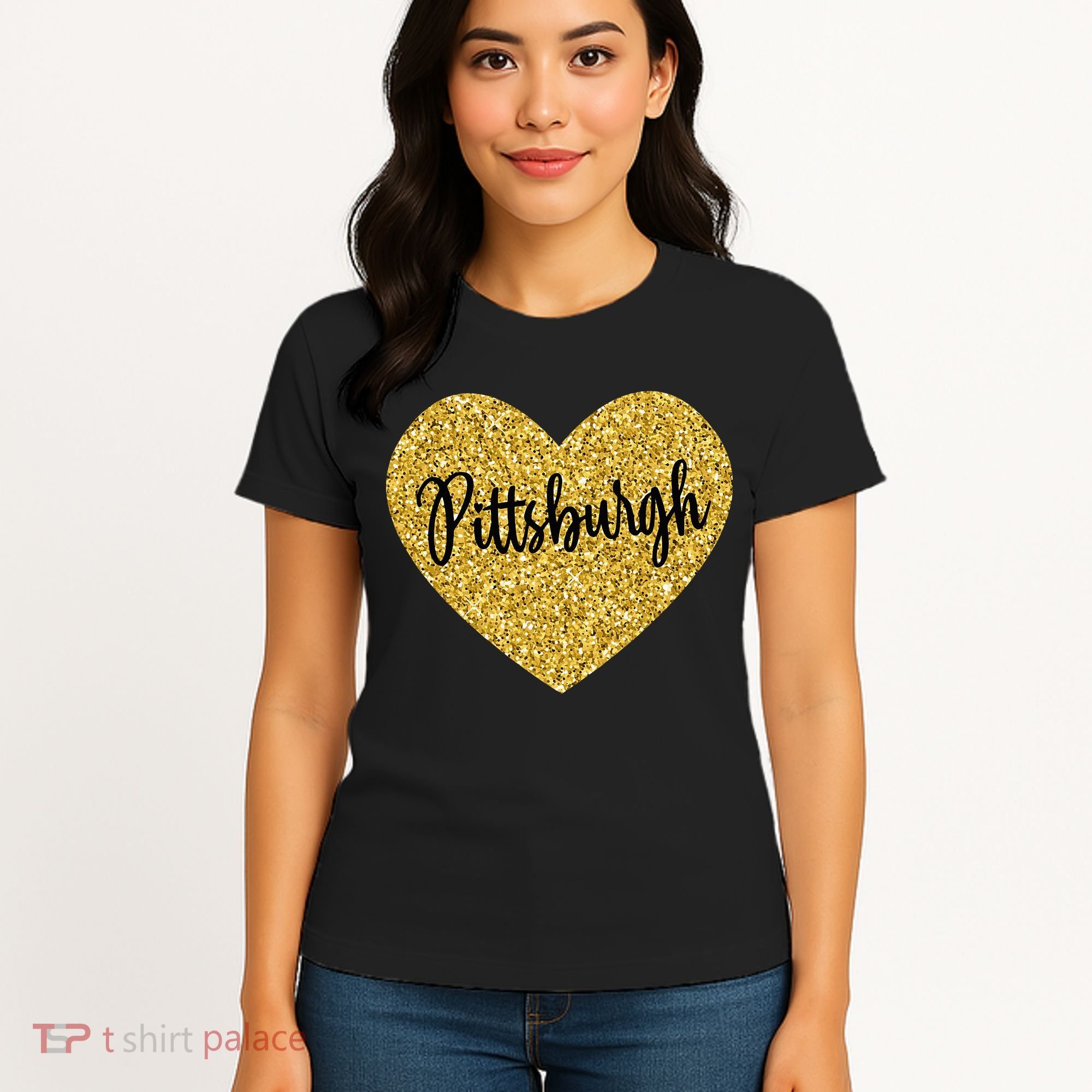 I Love Pittsburgh Pennsylvania USA Women's T-Shirt