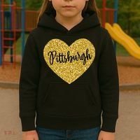 I Love Pittsburgh Pennsylvania USA Kids Hoodie thumb 3