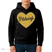 I Love Pittsburgh Pennsylvania USA Kids Hoodie thumb 4