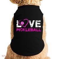 I Love Pickleball Great Gift 'S Pickleball Gift Doggie Tank thumb 0