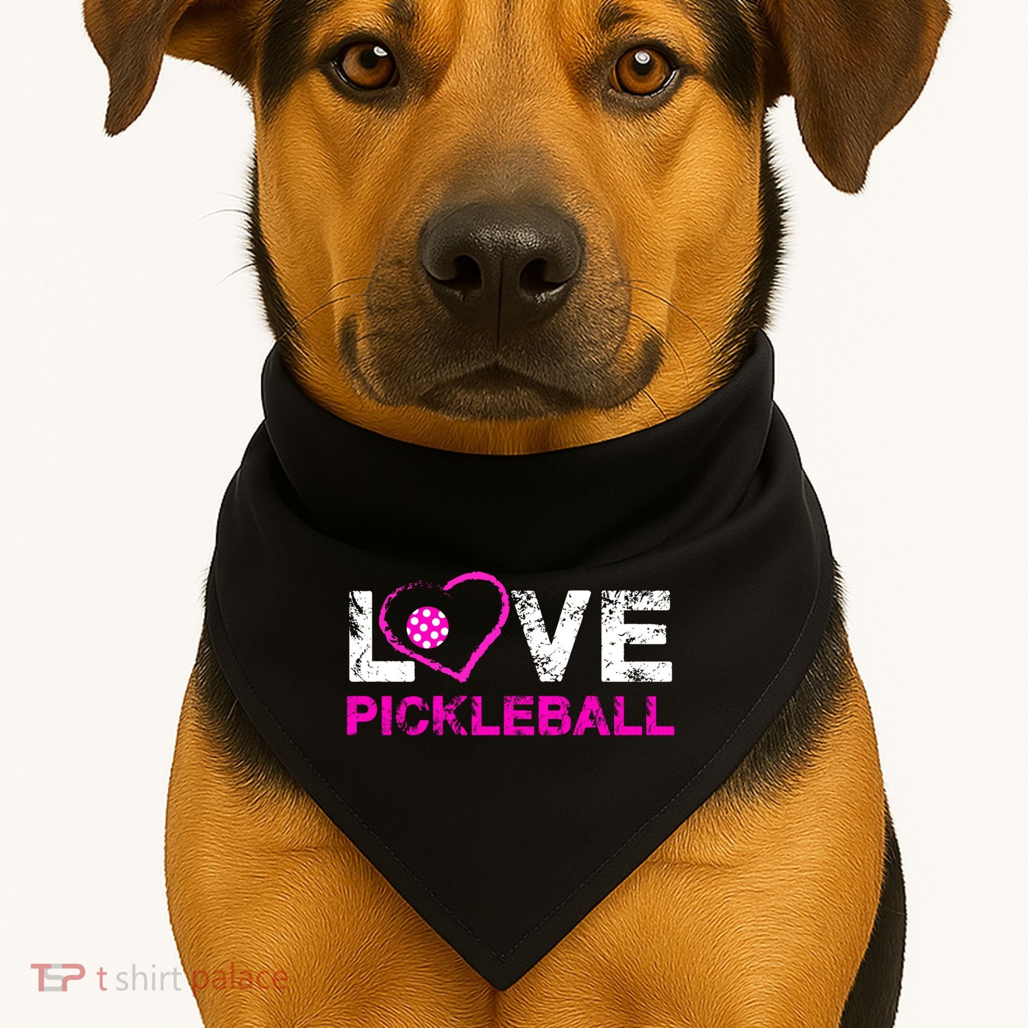 I Love Pickleball Great Gift 'S Pickleball Gift USA-Made Doggie Bandana
