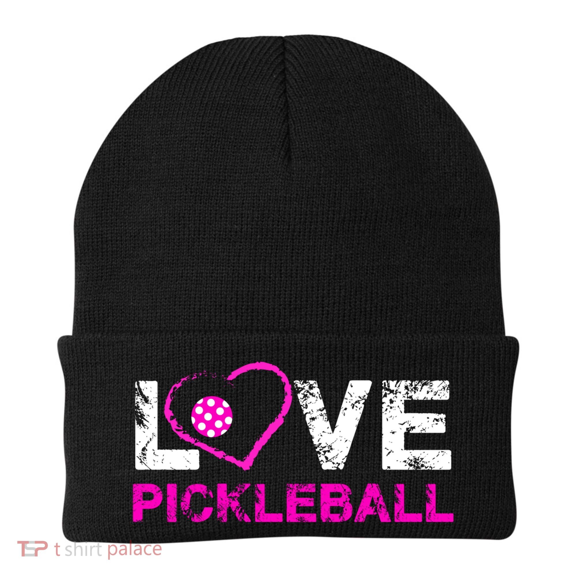 I Love Pickleball Great Gift 'S Pickleball Gift Beanie