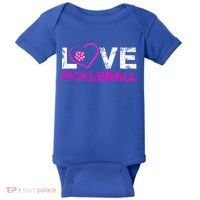 I Love Pickleball Great Gift 'S Pickleball Gift Baby Bodysuit thumb 0