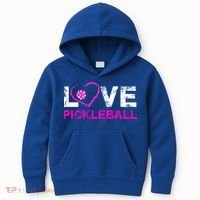 I Love Pickleball Great Gift 'S Pickleball Gift Kids Hoodie thumb 0
